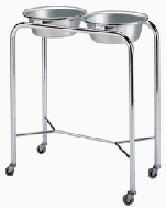 P-1079-SS Pedigo Double Basin Stand